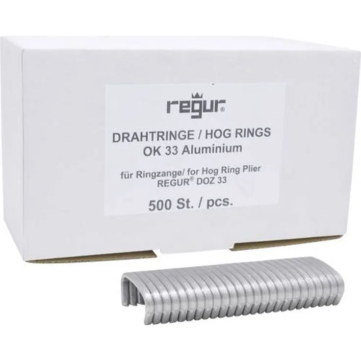 Regur OK 33 Ösenklammern Alu-Zink 500 St. 60722 Abmessungen L x B 35mm x 95mm
