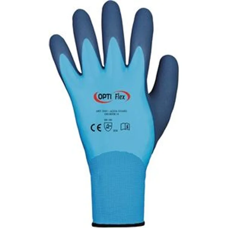 feldtmann Handschuh AQUA GUARD EN420 EN388 Gr.10 blau/dunkelblau TrägerPA Feinstrick