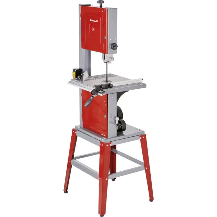 Einhell Bandsäge TC-SB 305 U (750W, 370-800 m-min Sägebandgeschw., 170mm Schnitth., neigbarer Sägetisch, Parallel- und Winkelanschlag, Untergestell)