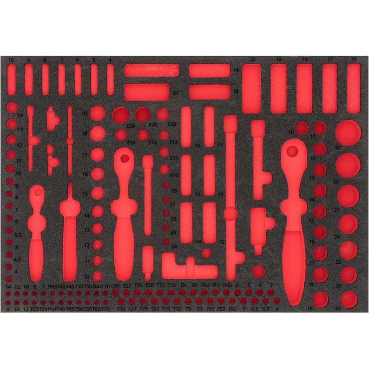 Vigor V4130 Weichschaum-Einlage, leer