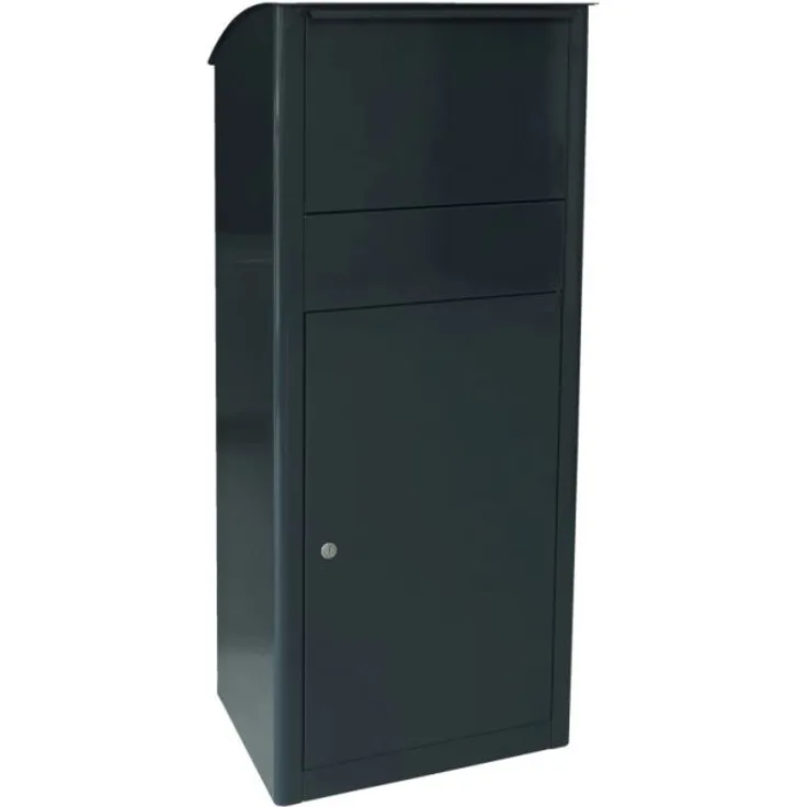MEFA Mega (459), Paketbriefkasten - Tiehwarz, Semi matt - RAL 9005