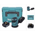 Makita DBO 180 F1J Akku Exzenterschleifer 18 V 125 mm mit 1x Akku 3,0 Ah mit Makpac - ohne Ladegerät