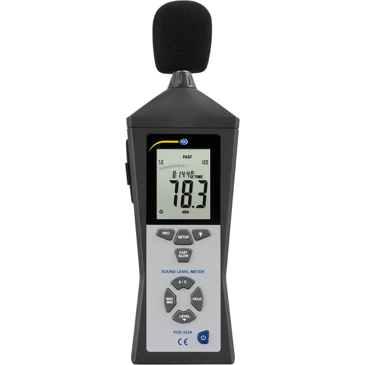 PCE Instruments Schallpegel Messgerät PCE-322A 30 ... 130 dB, Speicher, Software