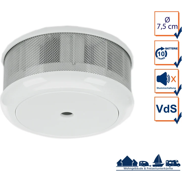 Smartwares RM620 Smartwares Q-Rauchmelder- Mini Rauchwarnmelder 75 x 35 mm – Bild 6