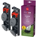 Hailo EasyClix Garden Size L, Wechsel-Fuß-Set für Hailo Stehleitern, für stabilen Stand auf weichen Untergründen, einfacher Wechsel, 9948-001