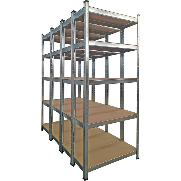 Grafner Doppel Schwerlastregal 1,80m Werkstattregal auf 5 Ebenen 1750kg