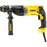 DeWalt SDS-Plus Kombibohrhammer- Schlagbohrmaschine (900 Watt, max. Bohrleistung (Beton) 26 mm, Schnellwechsel-Bohrfutter, Drehstopp für Meißelarbeiten, Sicherheitskupplung) D25144K