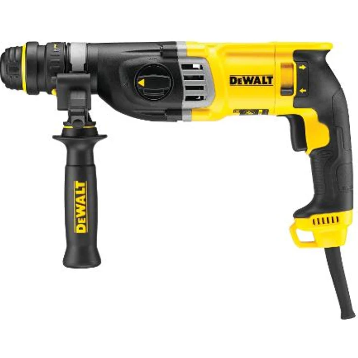 DeWalt SDS-Plus Kombibohrhammer- Schlagbohrmaschine (900 Watt, max. Bohrleistung (Beton) 26 mm, Schnellwechsel-Bohrfutter, Drehstopp für Meißelarbeiten, Sicherheitskupplung) D25144K – Bild 1