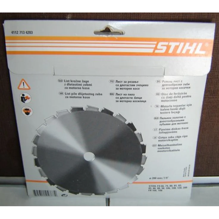 Stihl 41127134203 Disc Meißel Zähne 200-24 – Bild 1