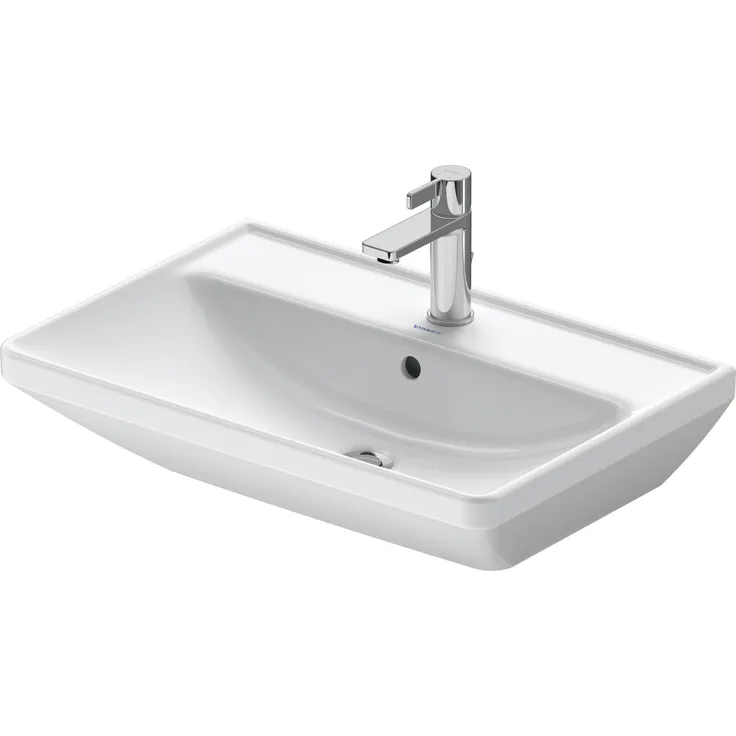 Duravit D-Neo Waschtisch, 650x440 mm, 1x Hahnloch, mit Überlauf, 236665000 - 2366650000
