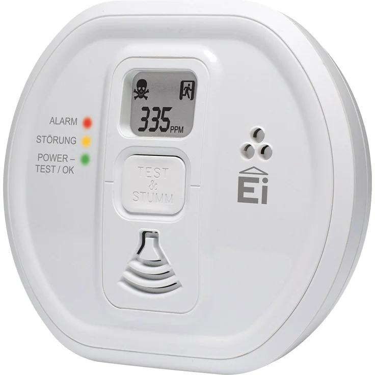 Ei Electronics Ei208D CO Kohlenmonoxidmelder (mit Display und Batterie) – Bild 2
