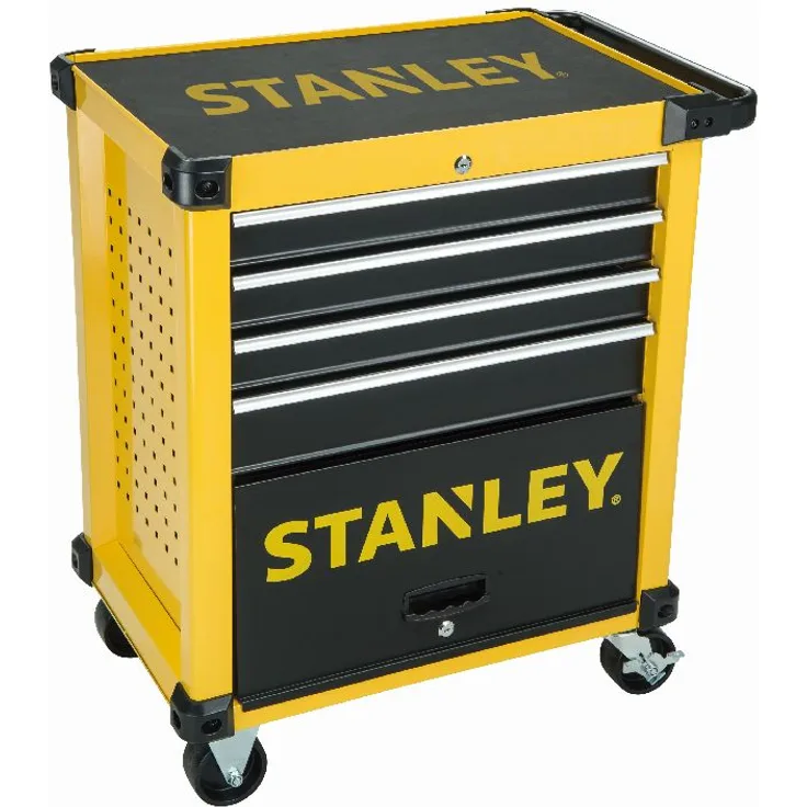 Stanley Werkstattwagen STANLEY, 4 Schubladen, bestückt, 9 Module - STHT0-80442
