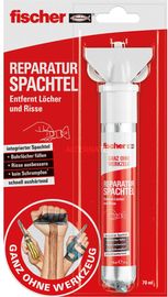 fischer GOW Reparaturspachtel, 70ml Spachtelmasse, weiß