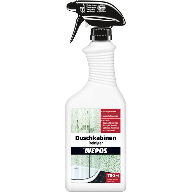 Wepos Dusch- und Badreiniger 750 ml – Bild 1