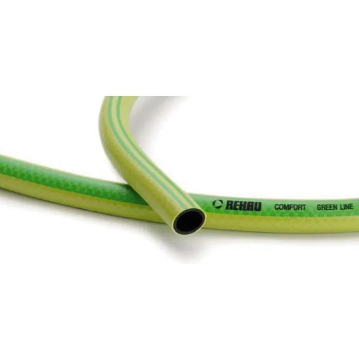 Rehau 50 m Gartenschlauch flexibel, Comfort Line, grün, Durchmesser: 13 mm (½ Zoll), Wasserschlauch druckfest, stabiler Schlauch für Garten,