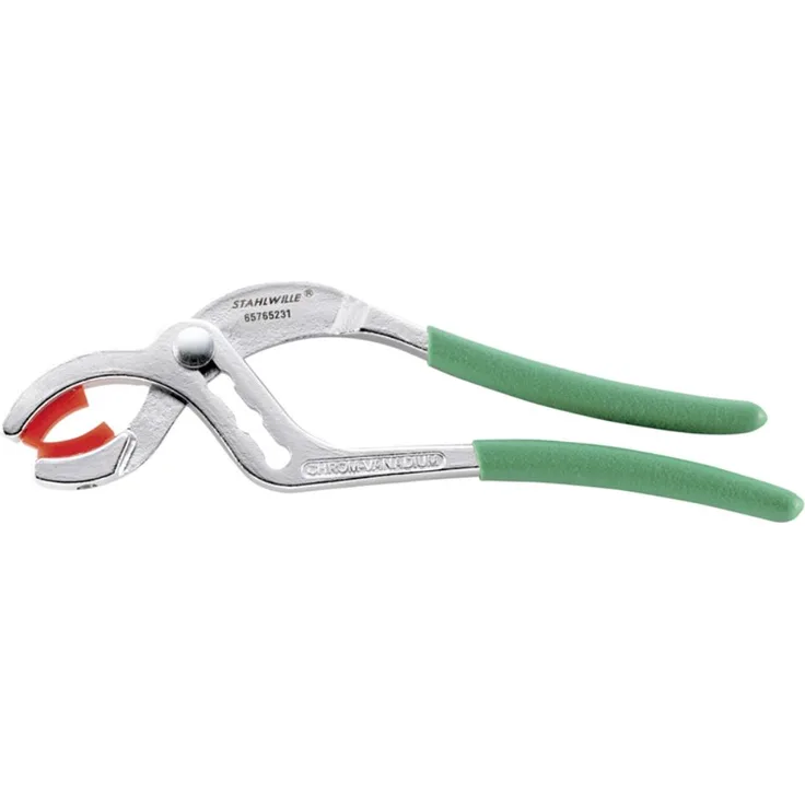Stahlwille 65765231 6576N Connectorzange 230 mm, Griffe mit Kunststoff-Überzug, Kopf verchromt