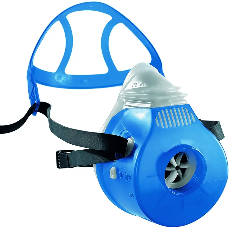 Dräger X-plore 4740, TPE, Robuste Einfilter-Halbmaske mit Rundgewindeanschluss RD40, Größe M/L