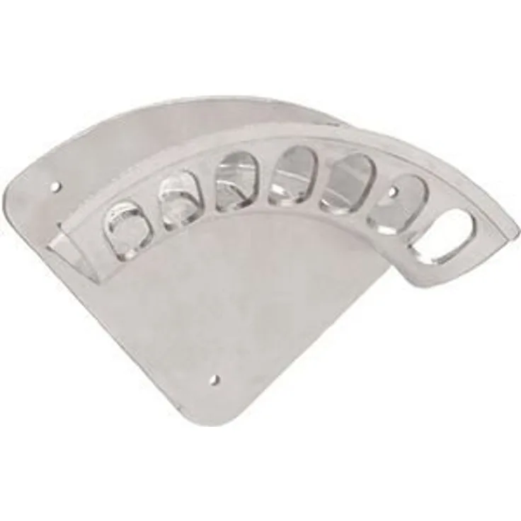 Geka 5122 Werkstatt-Wandschlauchhalter Form A 348x143mm, Silber, 18 x 8 x 13 cm Bewässerungszubehör