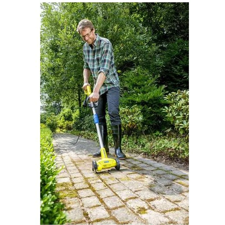 Gloria MultiBrush speedcontrol ? Elektrisch | Multifunktionale Oberflächenbürste | Set mit 2 Aufsätzen | Nutzbar als Stein-, Holz-, und Fugenreiniger, sowie Rasenkantenschneider | Unkrautentfernung – Bild 5