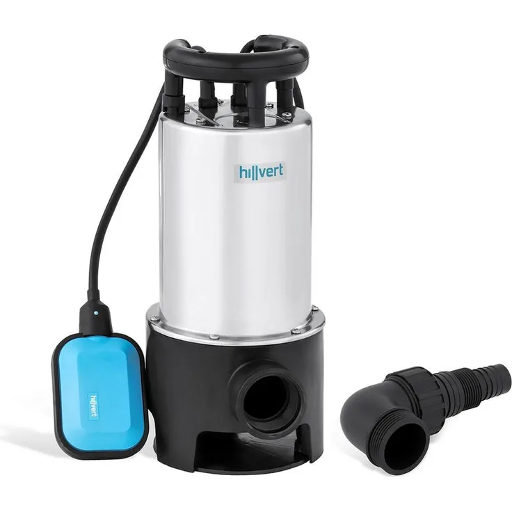 Hillvert - Tauchpumpe Schmutzwasserpumpe Kellerpumpe Schmutzwassertauchpumpe Pumpe 1100W
