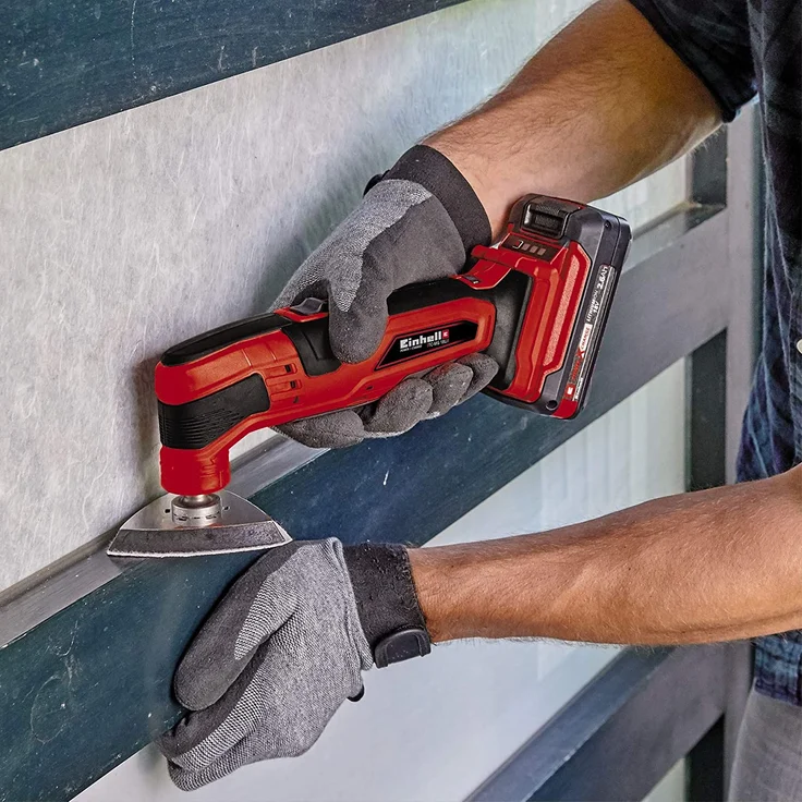 Einhell Akku-Multifunktionswerkzeug TC-MG 18 Li-Solo Power X-Change PXC Li-Ion, 18 V, 11000-20000 min.-1, 3.2 °, magnetische Werkzeugaufnahme, inkl. Zubehör, ohne Akku und Ladegerät – Bild 3