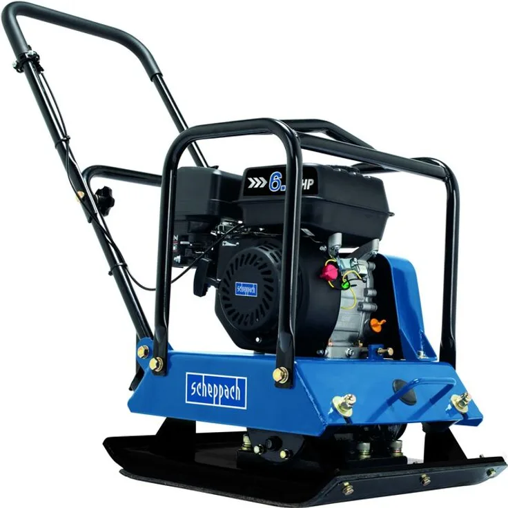 SCHEPPACH HP2200S Rüttelplatte Verdichter Rüttler Gummimatte Fahrvorrichtung