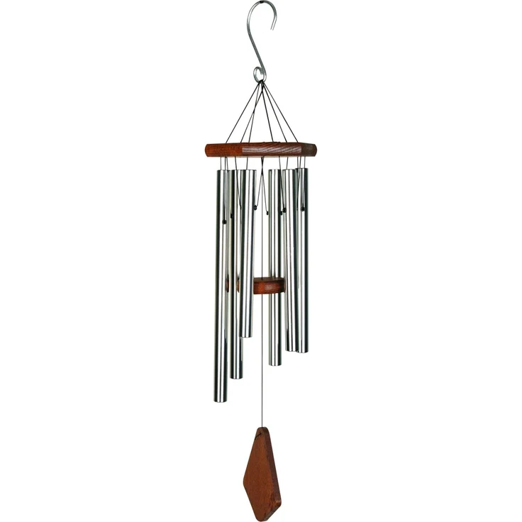 NATURE'S MELODY- Premium Klangspiel, ca. 28 Zoll - ca. 71 cm, silberfarben