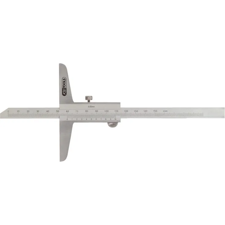 KS Tools 300.0571 Tiefenmessschieber, 0-150mm