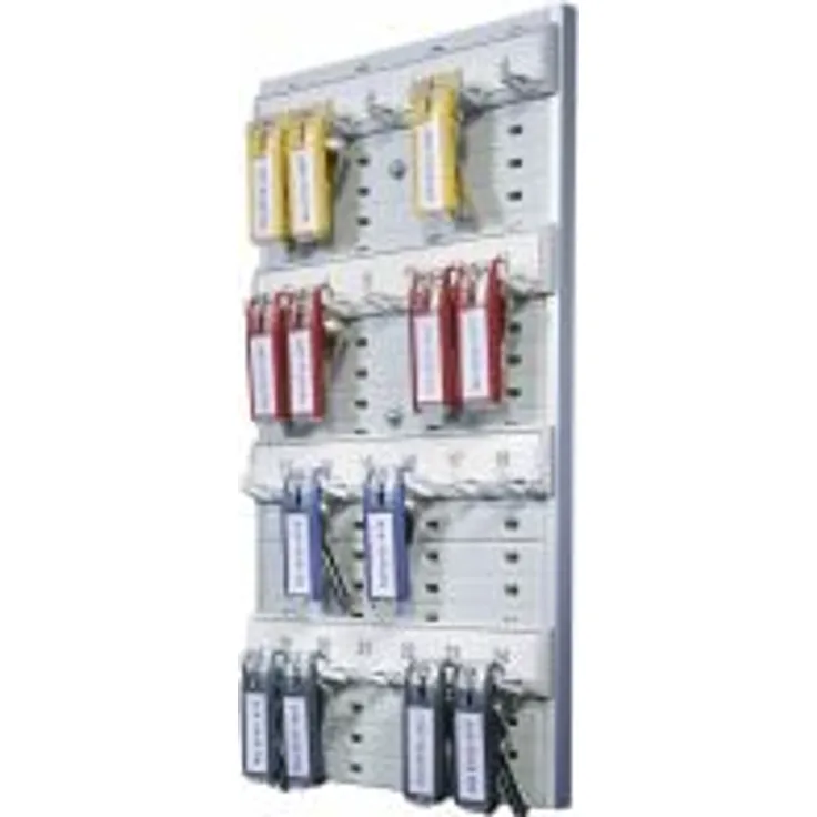 Schlüsselbrett KEY BOARD - 24 Haken - grau