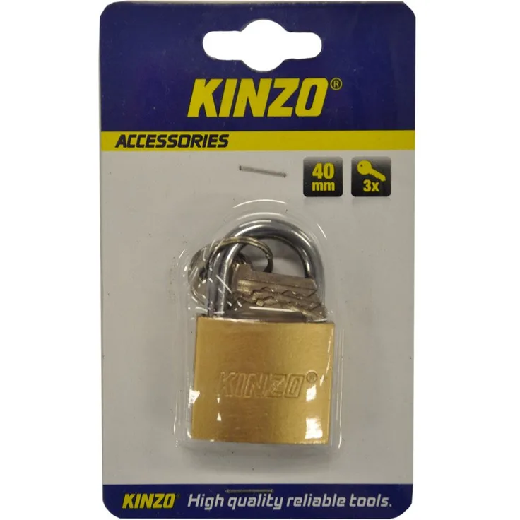 Kinzo 871125279388 Vorhängeschloss, 40 mm