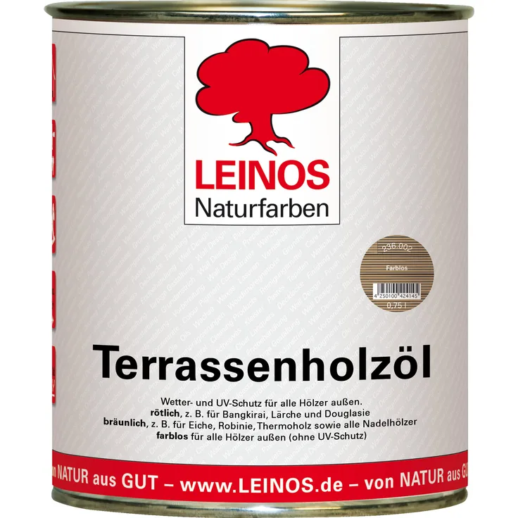 Leinos 236 Terrassenholzöl 0,75 l Farblos