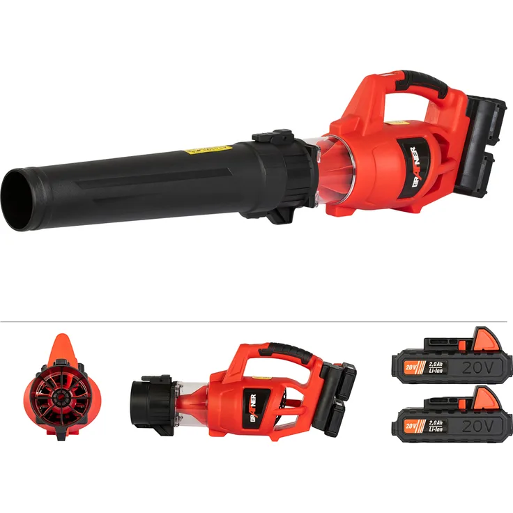 Grafner 2x Akku-Laubbläser 2 x 20V AL10805 inkl. Schnellladegerät