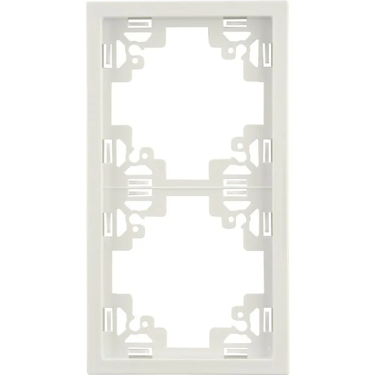 Unitec Abdeckrahmen 2f SaoPaulo S902 ultraweiß