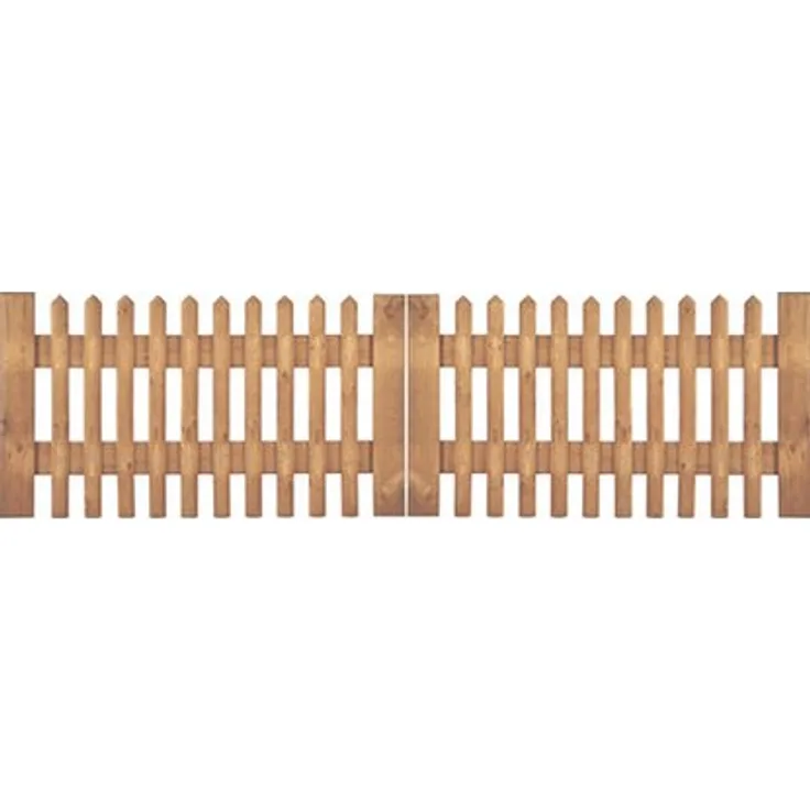 T & J Doppeltor für Senkrechtzaun 300 cm x 100 cm