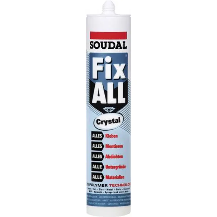 Soudal FIX ALL CRYSTAL Dichtklebstoff Herstellerfarbe Glasklar 83111104 290ml