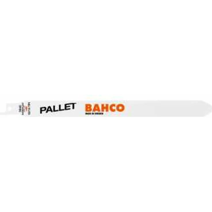 Bahco Sandflex Bimetall-Säbelsägeblätter für Paletten 10-14 ZpZ, 228 mm x 0,9 mm - 100 Stk-Kunststoffröhre