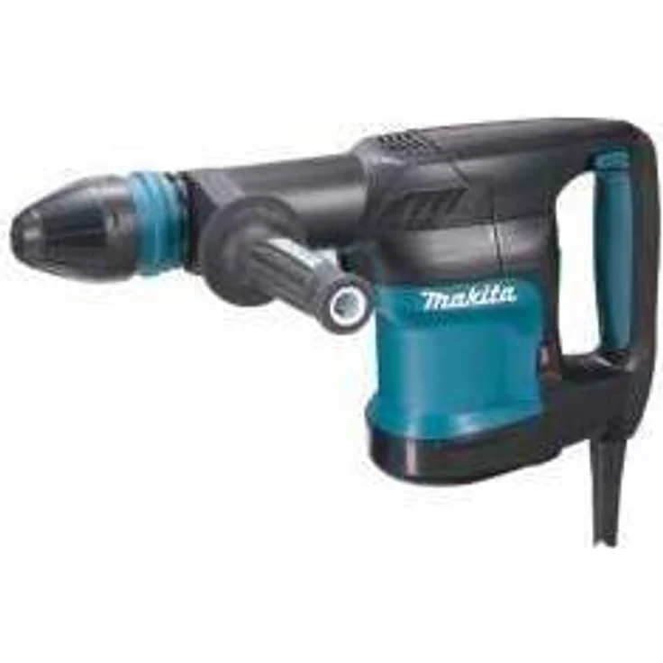 Makita HM0870C Stemmhammer 1100 W SDS-max 7,6 J mit Transportkoffer, Gewebetuch, Bohrerfett – Bild 1