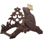 Esschert Design Schlauchhalter Froschkönig rost