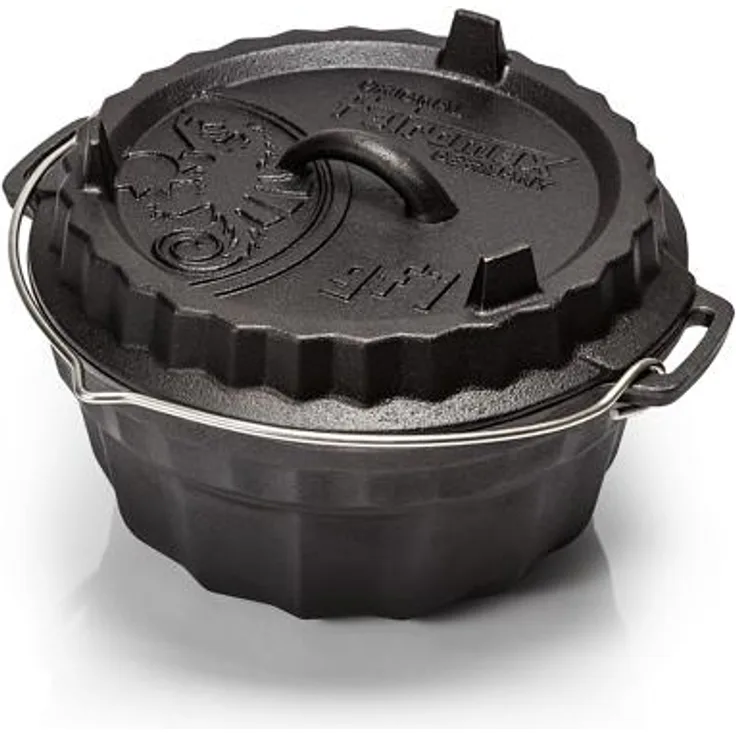 Petromax Gugelhupfform mit Tortenbodendeckel GF1