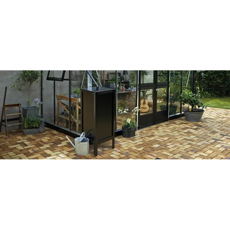 Juliana Wasserspeicher, BxHxt: 46 x 127 x 46 cm, Stahl