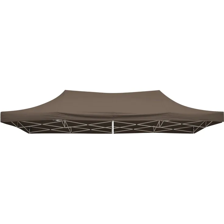 TrendLine Ersatzdach zu Faltpavillon taupe 2,97 x 5,81 m 4333692033442