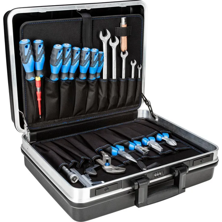 GEDORE 1041-002 Profi-Werkzeugsortiment im Koffer, 100-teilig