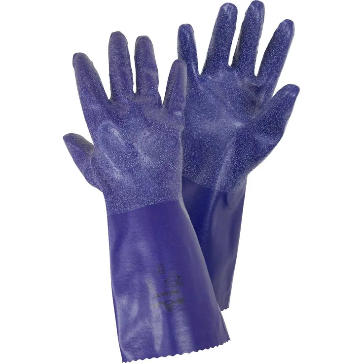 Showa 4740 NSK24 Gr. L Baumwolltrikot, Polyester, Nitril Chemiekalienhandschuh Größe (Handschuhe): 10, L EN 388 , EN 374-2 , EN