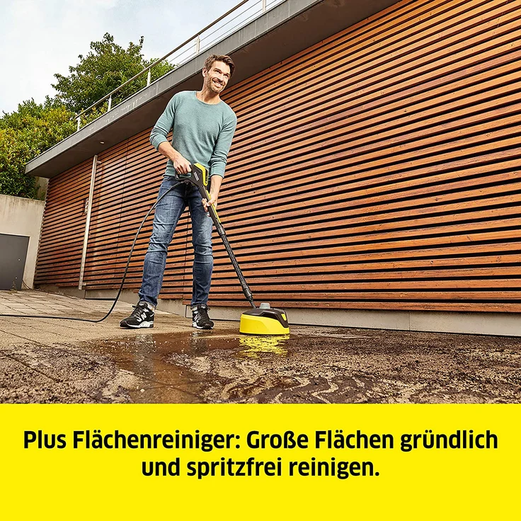 Kärcher K 3 Power Control Home T 5 1.676-106.0 Hochdruckreiniger 380 l/h 4,8 kg 1600 W 120 bar m²/h 40 °C Schlauch 7 m Flächenreiniger T 5, Reinigungsmittel Patio & Deck 0,5 l – Bild 5