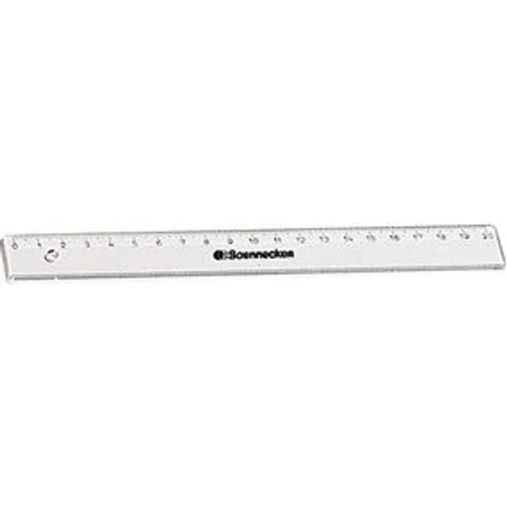 Soennecken Lineal 1820 20cm Kunststoff transparent
