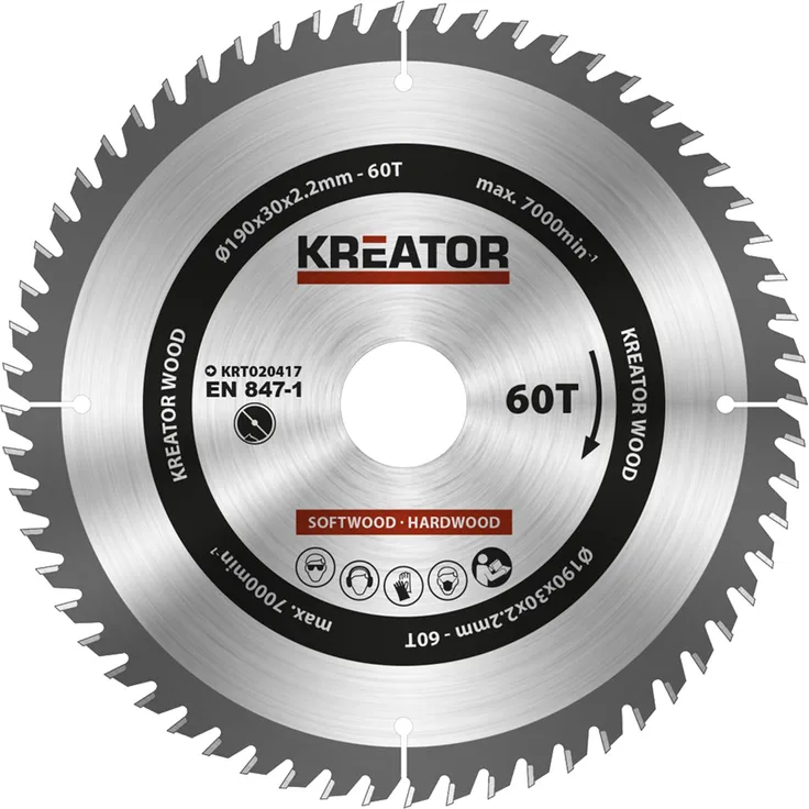KREATOR KRT020417 KRT020417-Disco von Sierra Madera 190 mm60d