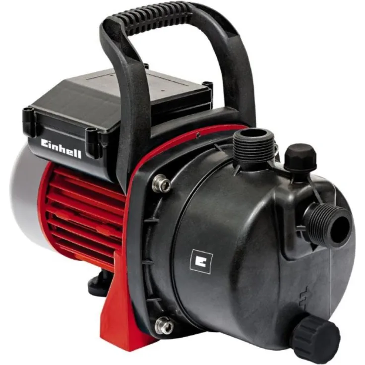 Einhell GC-GP 6538 (650 W, 3800 l/h max. Fördermenge, 3,6 bar, Wassereinfüllschraube, Wasserablassschraube) Bewässerungspumpe