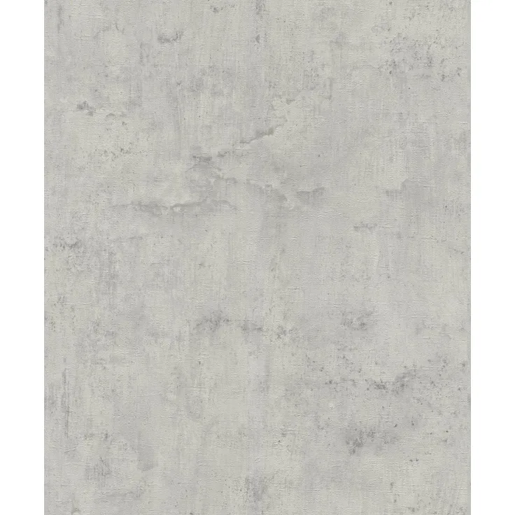 Rasch Tapeten Vliestapete (universell) Grau Silber 10,05 m x 0,53 m Tapetenwechsel 407341 Tapete, 10.05 0.53 m