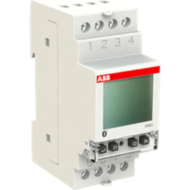 ABB DW2 Wochenzeitschaltuhr 2 Kanäle mit Gangreserve - Programmierung via App