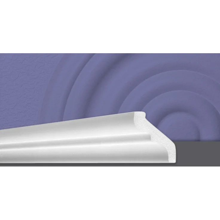 Decosa Zierprofil C80 (Serena), weiss, 70 x 75 mm Laenge 2 m - 10 Stueck